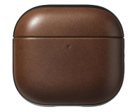 Nomad Modern Leather Case Airpods 4 brown - 1368363 - zdjęcie 1